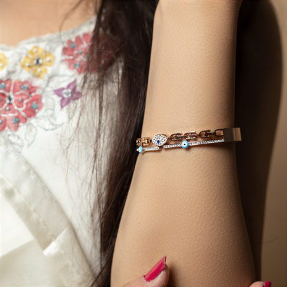 Khushy's Evil Eye Protection Kada: Fashion meets Spiritual Shielding